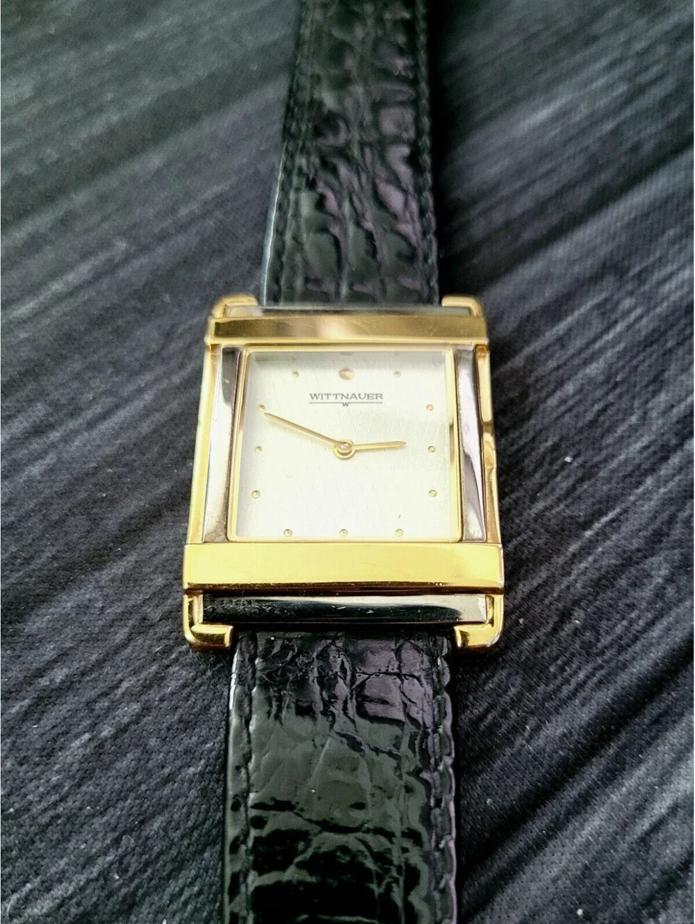 Rare‎ Avant Garde Wittnauer Manhattan Swiss Mens Tank Watch